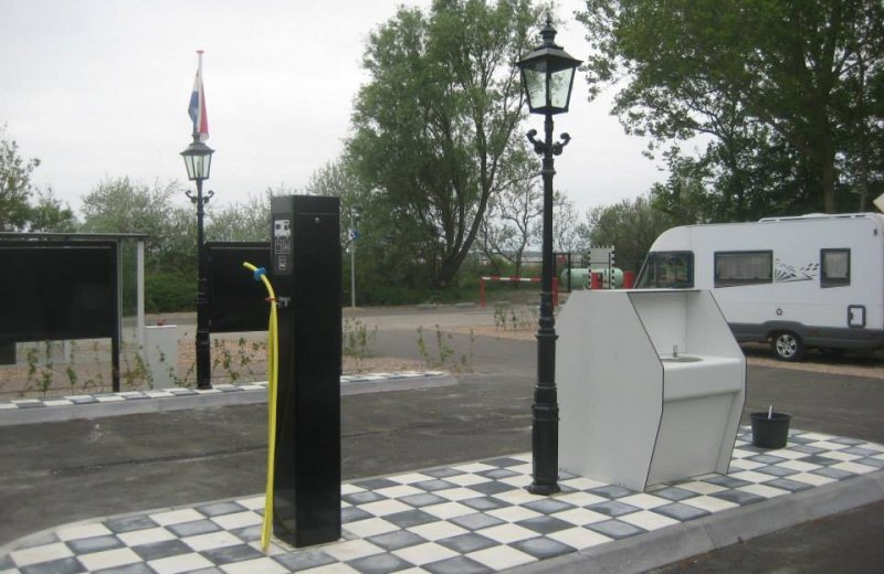 Camper service station